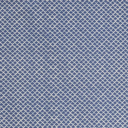Mrs. Alice Cobalt Blue Lotus Flower Fabric< Serena Fresson Fabrics