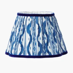 Mrs. Alice Cobalt Ikat Lampshade (22cm)< Lampshades