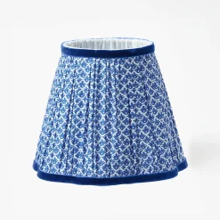 Mrs. Alice Cobalt Lotus Lampshade (18cm)< Lampshades