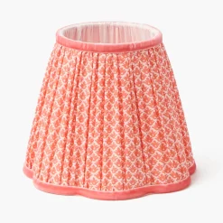 Mrs. Alice Coral Lotus Lampshade (18cm)< Lampshades
