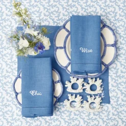 Mrs. Alice Coral Napkin Ring (Set of 4)< Napkin Rings & Bows
