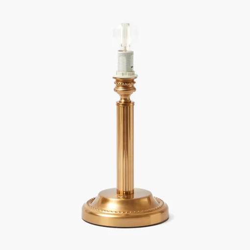 Mrs. Alice Corinthian Rechargeable Lamp with Red Lotus Shade (22cm)< Rechargeable Table Lamps