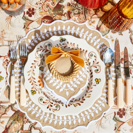 Mrs. Alice Corn Wreath with Mustard Velvet Bow (Set of 4)< Autumn Decorations