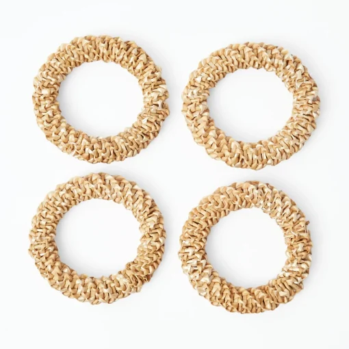 Mrs. Alice Corn Wreath with Mustard Velvet Bow (Set of 4)< Autumn Decorations
