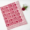 Mrs. Alice Cranberry Pheasant Tablecloth< Tablecloths