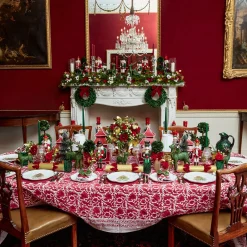 Mrs. Alice Cranberry Pheasant Tablecloth< Tablecloths