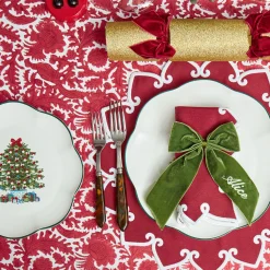 Mrs. Alice Cranberry Pheasant Tablecloth< Tablecloths