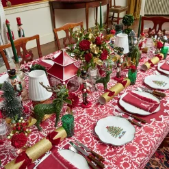 Mrs. Alice Cranberry Pheasant Tablecloth< Tablecloths