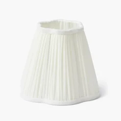 Mrs. Alice Cream Pleated Lampshade (18cm)< Lampshades