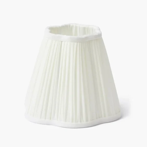 Mrs. Alice Cream Pleated Lampshade (18cm)< Lampshades