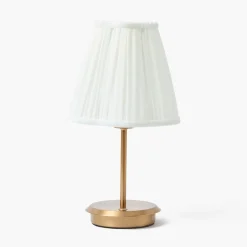 Mrs. Alice Cream Pleated Lampshade (18cm)< Lampshades
