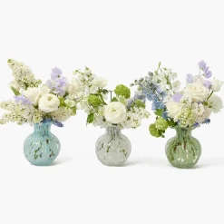 Mrs. Alice Dappled Glass Vases (Set of 3)< Summer Glassware | Vases