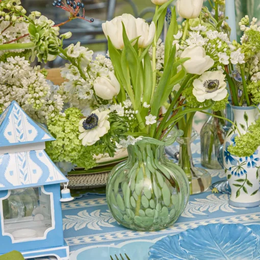 Mrs. Alice Dappled Glass Vases (Set of 3)< Summer Glassware | Vases