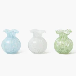 Mrs. Alice Dappled Glass Vases (Set of 3)< Summer Glassware | Vases