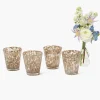 Mrs. Alice Dappled Sand Glasses (Set of 4)< Summer Glassware | Glasses