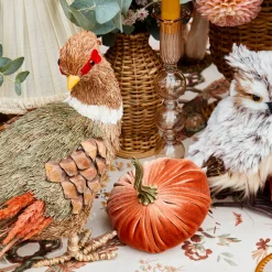 Mrs. Alice Decorative Raffia Pheasant (Pair)< Autumn Decorations