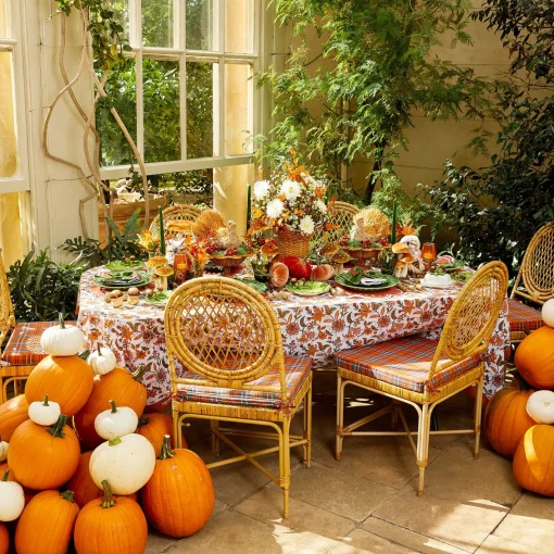 Mrs. Alice Decorative Raffia Turkey< Autumn Decorations