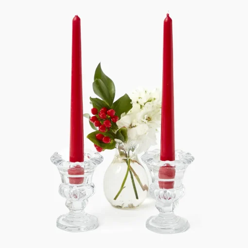 Mrs. Alice Delilah Candle Holder (Pair)< Candle Holders