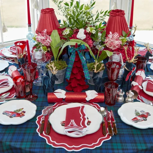 Mrs. Alice Driving Home for Christmas Dinner Plate< Dinner Plates