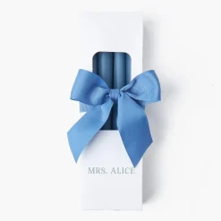 Mrs. Alice Dusty Blue Candles (Set of 8)< Summer Candleware | Candles