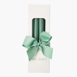 Mrs. Alice Dusty Green Candles (Set of 8)< Summer Candleware | Candles