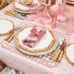 Mrs. Alice Dusty Pink Velvet Napkin Bows (Set of 4)< Napkin Rings & Bows