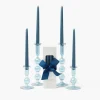Mrs. Alice Eden Blue Candle Set (Navy)< Summer Glassware | Summer Candleware