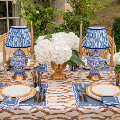 Mrs. Alice Eden Chestnut Candle Holder (Pair)< Summer Glassware | Summer Candleware