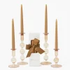 Mrs. Alice Eden Chestnut Candle Set< Summer Glassware | Summer Candleware