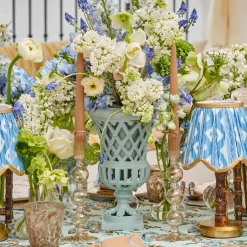 Mrs. Alice Eden Chestnut Candle Set< Summer Glassware | Summer Candleware