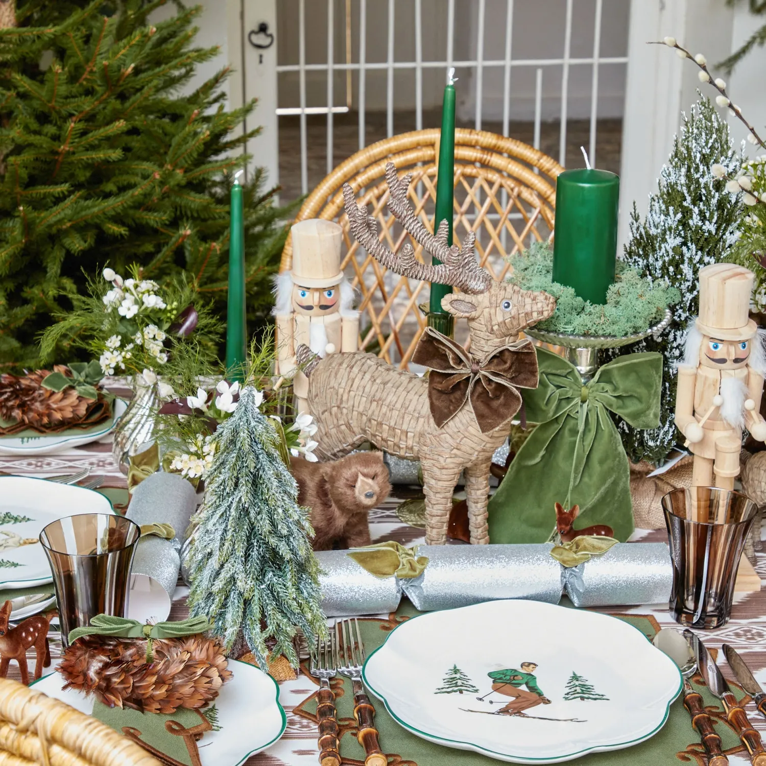 Mrs. Alice Eden Green Candle Set (Forest Green)< Candles | Candlescapes