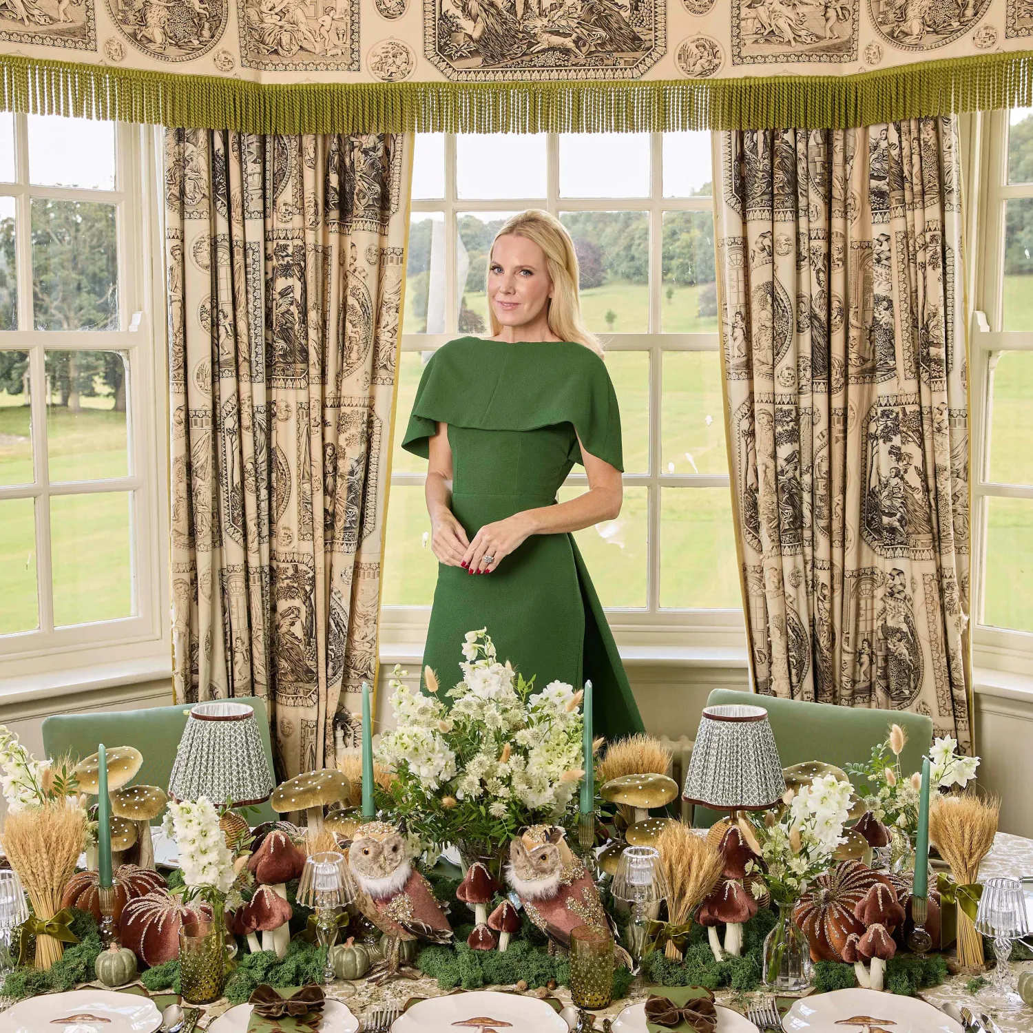 Mrs. Alice Eden Green Candle Set (Forest Green)< Candles | Candlescapes