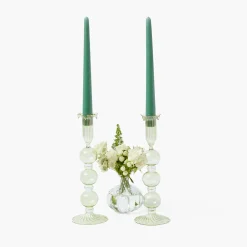 Mrs. Alice Eden Green Candle Set (Forest Green)< Candles | Candlescapes