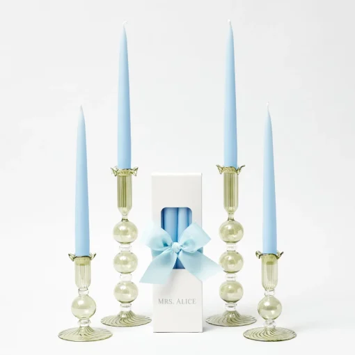 Mrs. Alice Eden Green Candle Set (Ice Blue)< Summer Candleware | Candles
