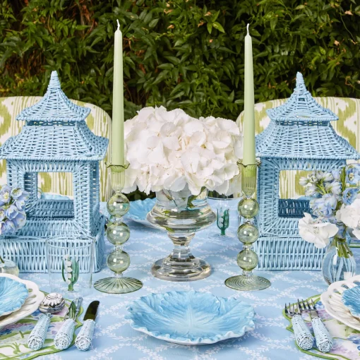 Mrs. Alice Eden Green Candle Set (Spring Green)< Candles | Candlescapes