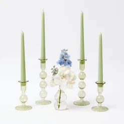 Mrs. Alice Eden Green Candle Set (Spring Green)< Candles | Candlescapes