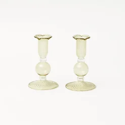 Mrs. Alice Eden Green Candle Set (Spring Green)< Candles | Candlescapes