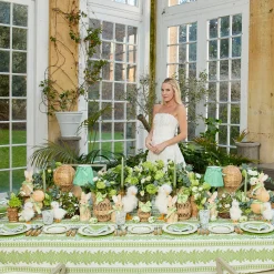 Mrs. Alice Eden Green Candle Set (Spring Green)< Candles | Candlescapes