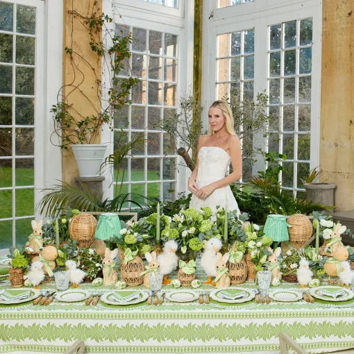 Mrs. Alice Eden Green Candle Set (Spring Green)< Candles | Candlescapes