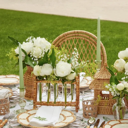 Mrs. Alice Eden Green Candle Set (Spring Green)< Candles | Candlescapes
