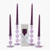 Mrs. Alice Eden Purple Candle Set< Candles | Candlescapes