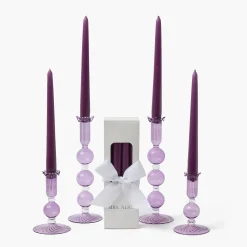 Mrs. Alice Eden Purple Candle Set< Candles | Candlescapes
