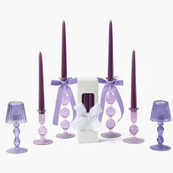 Mrs. Alice Eden Purple Candlescape< Candles | Candlescapes