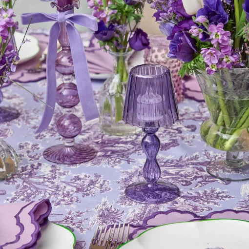Mrs. Alice Eden Purple Candlescape< Candles | Candlescapes