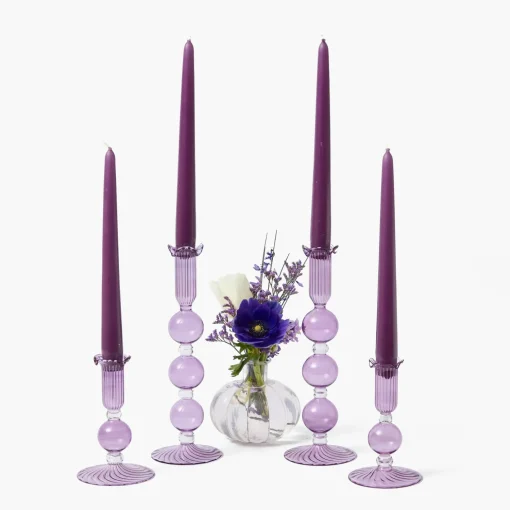 Mrs. Alice Eden Purple Candlescape< Candles | Candlescapes