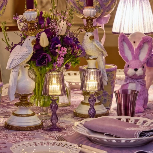 Mrs. Alice Eden Purple Candlescape< Candles | Candlescapes