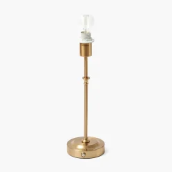 Mrs. Alice Edie Tall Rechargeable Lamp with Pink Lotus Shade (18cm)< Rechargeable Table Lamps