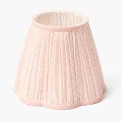 Mrs. Alice Edie Tall Rechargeable Lamp with Pink Lotus Shade (18cm)< Rechargeable Table Lamps