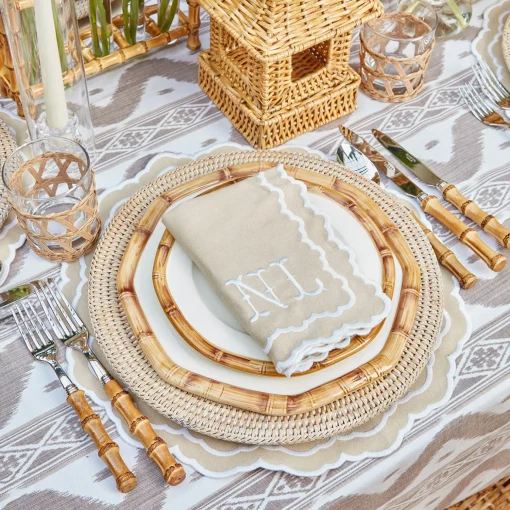 Mrs. Alice Edith Sand Napkins (Set of 4)< Napkins | Mrs. Alice Monogram