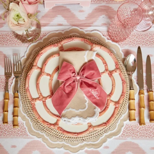 Mrs. Alice Edith Sand Napkins (Set of 4)< Napkins | Mrs. Alice Monogram